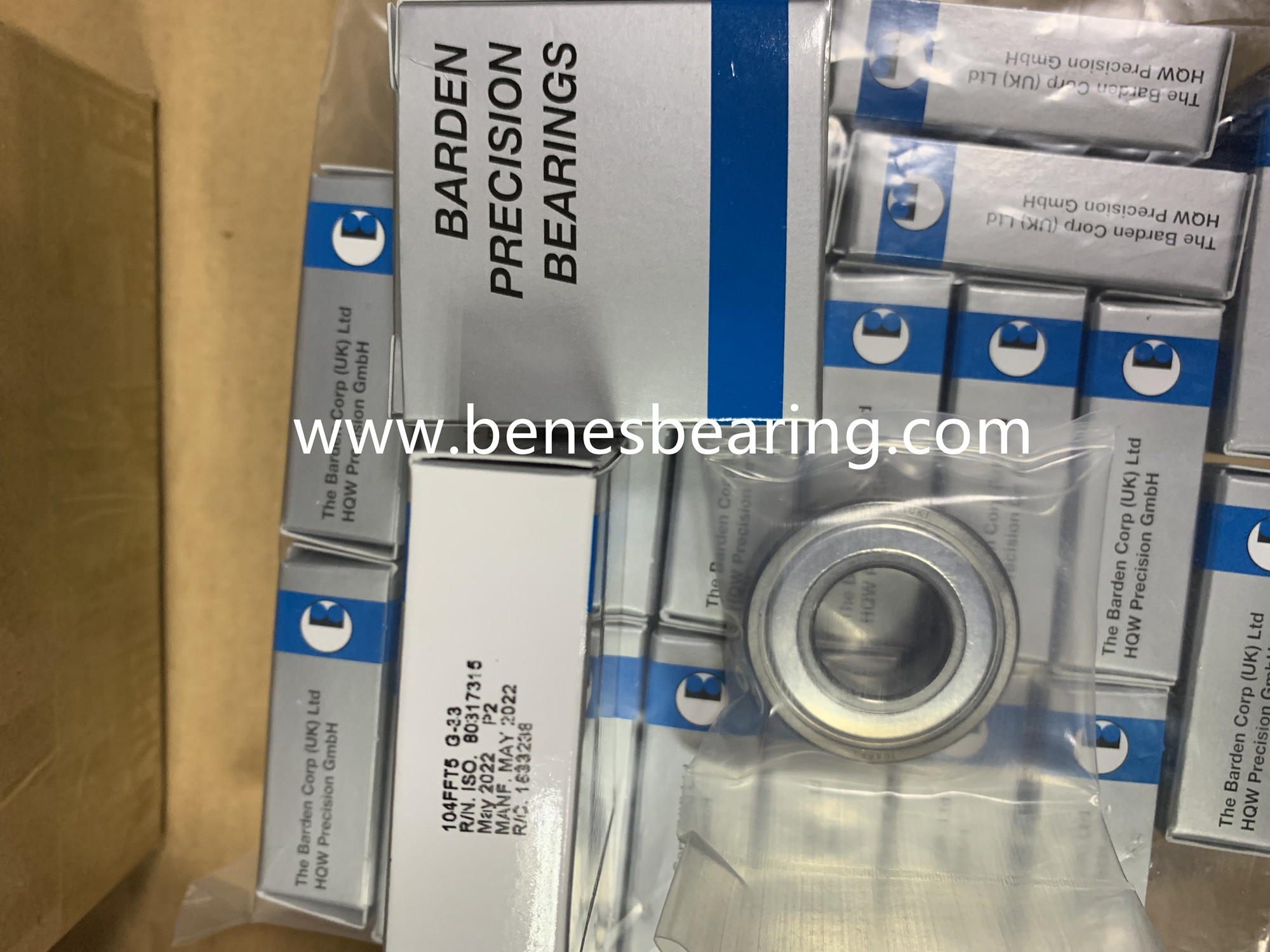 Barden 104FFT5 G-33 Deep Groove Spindle Bearing