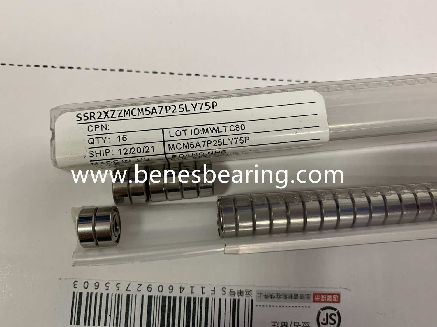 NHBB SSR2XZZ  ball bearing  stainless bearing 